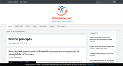 Desktop Screenshot of ildiabete.net