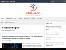 Tablet Screenshot of ildiabete.net